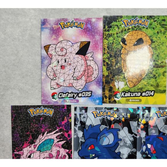 Pokemon Crystal Stained Glass Card Collection Lot Of 10 NM 2024-2025 - Picture 2 of 9